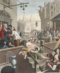 Gin Lane, illustration de 