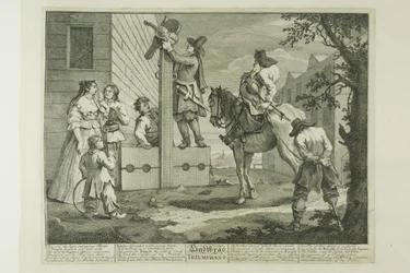 Hudibras triomphant, planche quatre de Hudibras