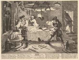 Hudibras bat Sidrophel et son homme Whacum