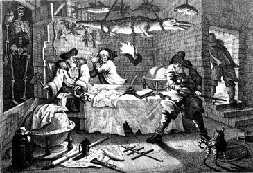 Illustration du poème Hudibras, par Samuel Butler, 1726