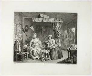 Troisième planche, tirée de A Harlot