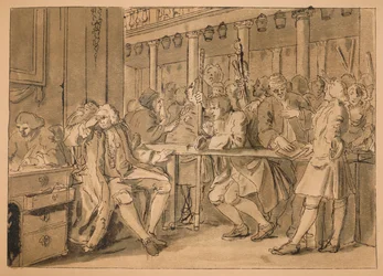 Esquisse pour Industry and Idleness - Planche X, 1747