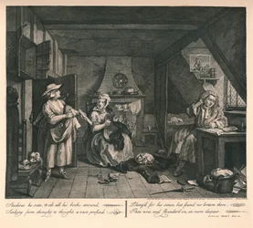 Le poète en détresse, 1740