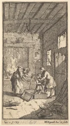 La Nouvelle Métamorphose, Planche 4 : Invidiosa libère Fantasio, 1724