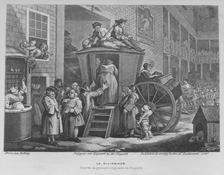 La diligence ou la cour de l