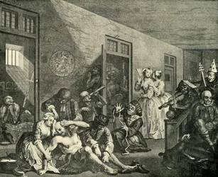 Traitement des fous, 1733, 1925
