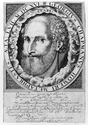 Portrait de George Chapman (c.1559-1634) vers 1609-10