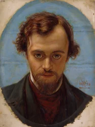 Portrait de Dante Gabriel Rossetti à l