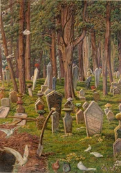 La ville endormie : le cimetière de Pera, Constantinople