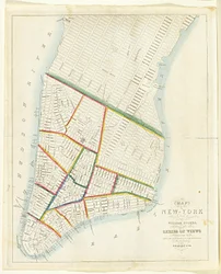 Carte de la ville de New York [jusqu
