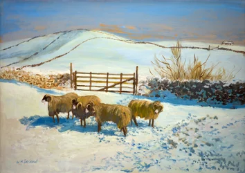 Neige dans les Yorkshire Dales