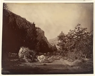 Entree du Langon. attaque de la Caravan dans le ravin de Murmes. Stillman, Dickson, Puysaimond, etc.