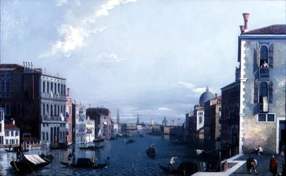 Le Grand Canal en direction de la Dogana et du Palais des Doges