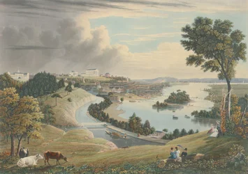 Richmond : Depuis la Colline au-dessus des Usines à Eau