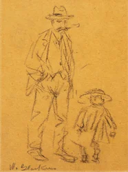 Homme avec enfant