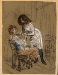 Deux femmes (une assise)