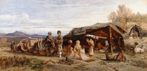Un campement dans le désert, c.1844-45