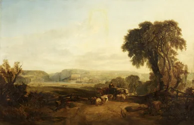 Clifton depuis Ashton Meadows, probablement 1833