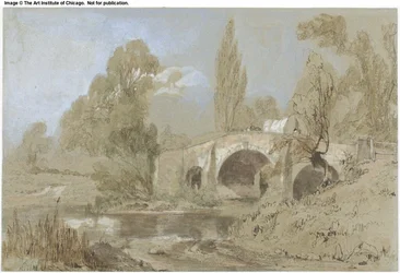 Caravane sur un pont