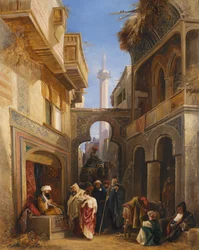 Scène de rue au Caire