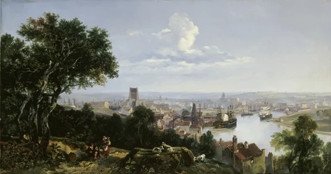 Vue de Bristol depuis Clifton Wood