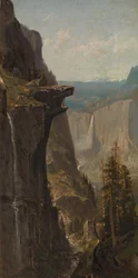 Chutes de Yosemite, depuis Glacier Point, 1879