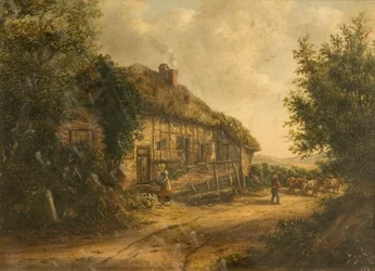 Cottages à Petersfield Hampshire, 1839