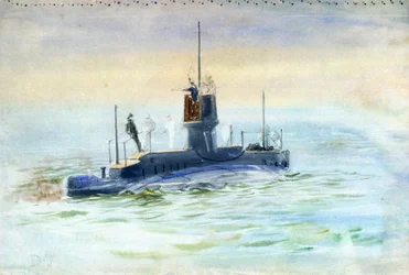 Sous-marin D7, début du 20e siècle