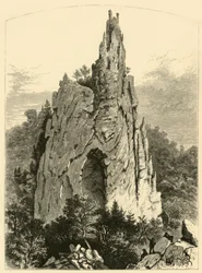 Rocher de la Cathédrale, 1872