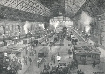 Gare de Cannon Street - Nuit, 1891