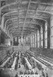 Hôpital de Christ, Grande Salle - Garçons au dîner, 1891