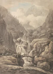 Une chaise passant à travers les Alpes