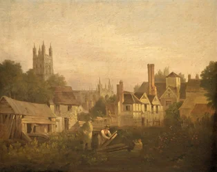 Gloucester depuis le nord-ouest, c.1820