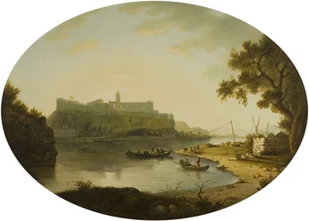 Vue de Villeneuve-lès-Avignon, vers 1770