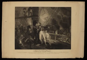 Bataille de Trafalgar et mort de Lord Viscount Nelson