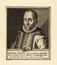 Portrait de William Perkins, clerc anglais et théologien de Cambridge