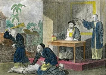 Un mandarin qui administre la justice