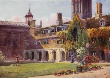 Une Cour et Cloîtres à Pembroke College