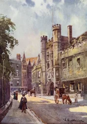 La Porte de Christs College depuis St Andrews Street