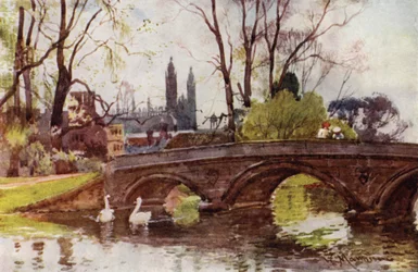 Pont de la Trinité, chapelle du Kings College au loin