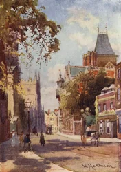 Trumpington Street depuis Peterhouse