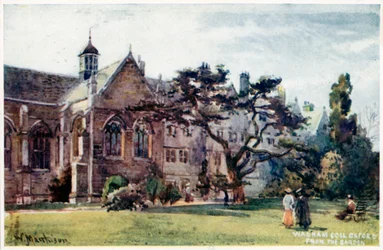 Wadham College depuis le jardin