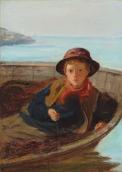 Le garçon pêcheur