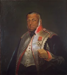 Colonel James Skinner CB (1778-1841) 1er régiment de cavalerie locale, vers 1836