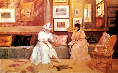 Une visite amicale, 1895