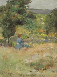 Jeune fille à Shinnecock Hills, vers 1897