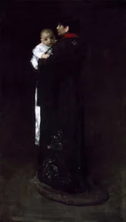 Mère et enfant (Le premier portrait)