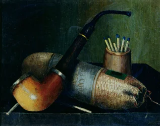 Nature morte de tabac à pipe et d