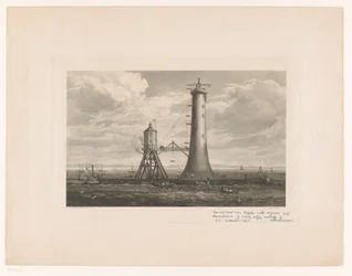 Construction du phare de Bell Rock