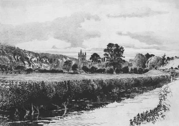 Amersham et la rivière Misbourne, 1904
